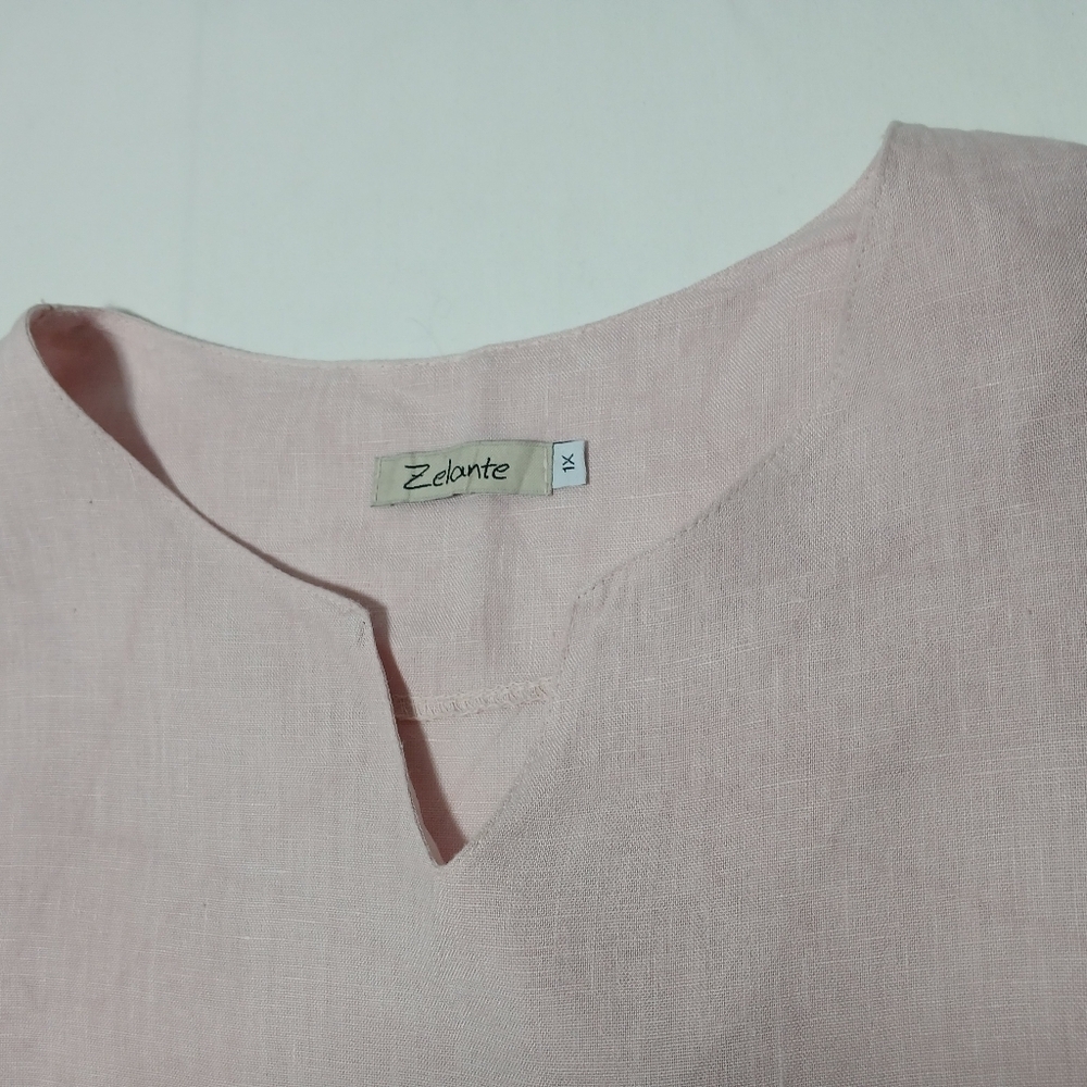 Pink Ruffled Sleeveless Top - Picture 6 of 9